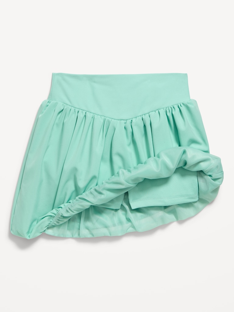 High-Waisted PowerSoft Bubble Skort for Girls