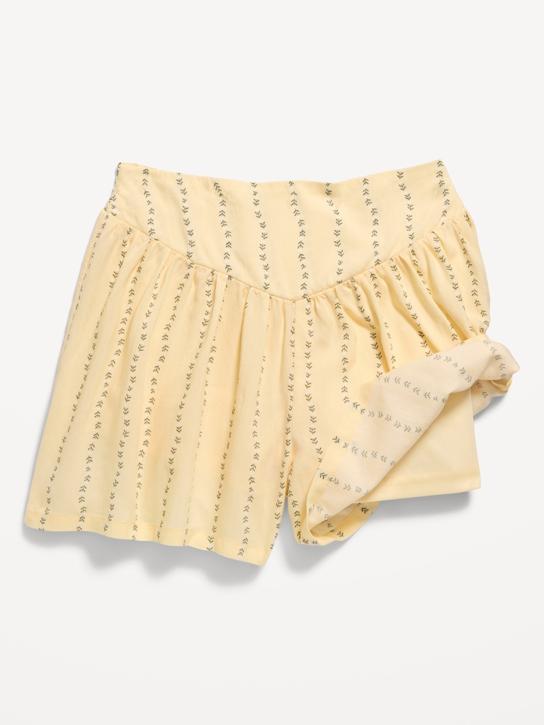 Printed Pull-On Shorts for Girls