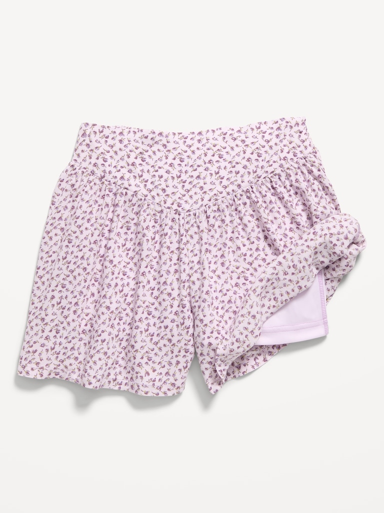 Printed Pull-On Shorts for Girls