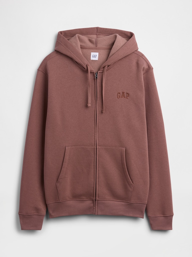 Adult Relaxed Gap Logo Zip Hoodie