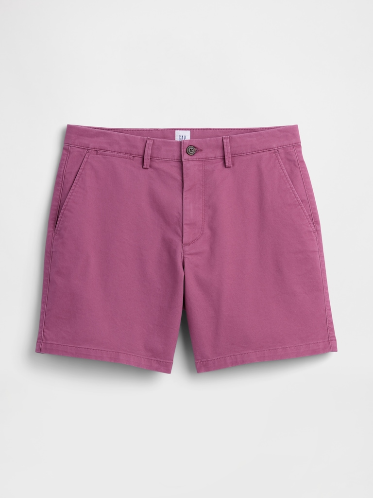 7" Essential Khaki Shorts