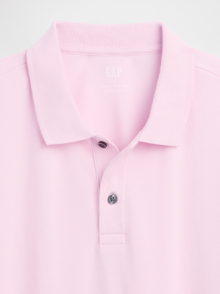 Stretch Pique Polo Shirt