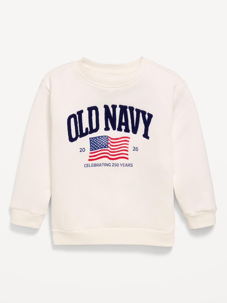 Oversized Logo-Graphic Sweatshirt for Toddler Boys