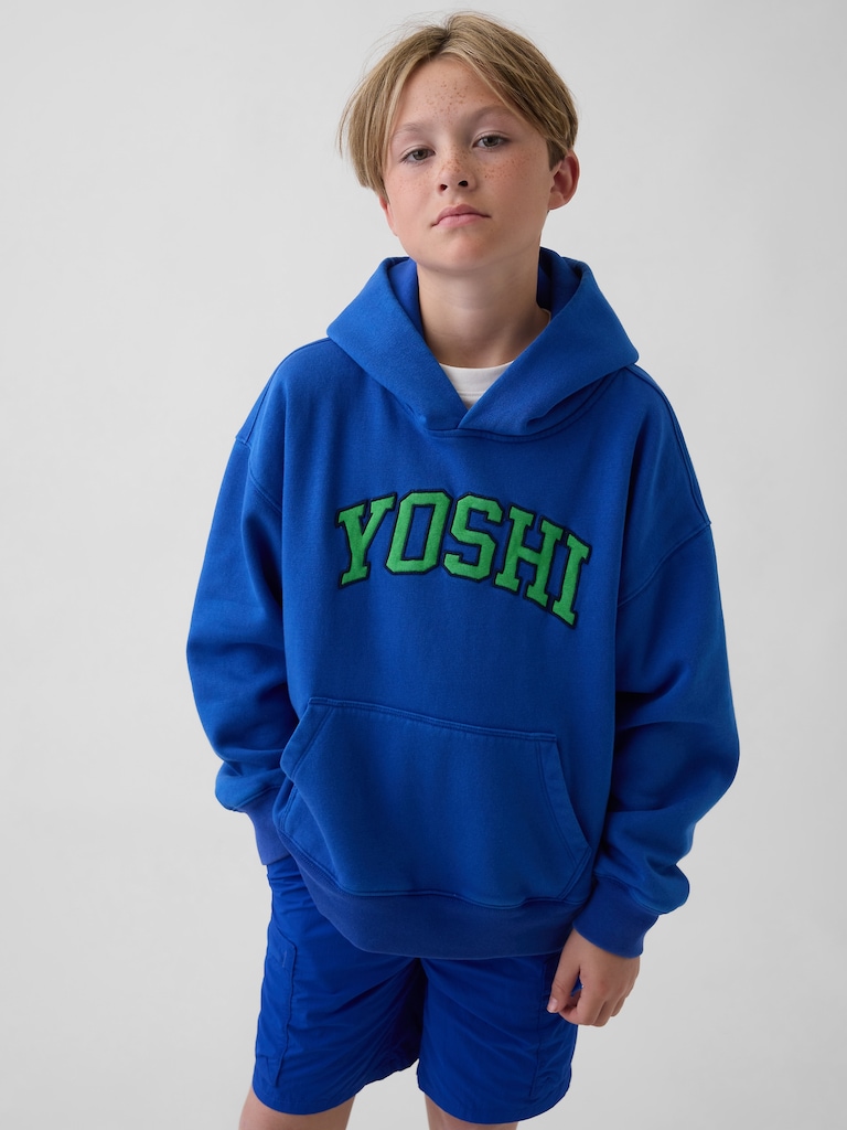 Kids Super Mario VintageSoft Relaxed Hoodie