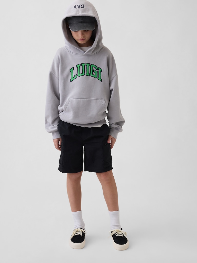 Kids Super Mario VintageSoft Relaxed Hoodie