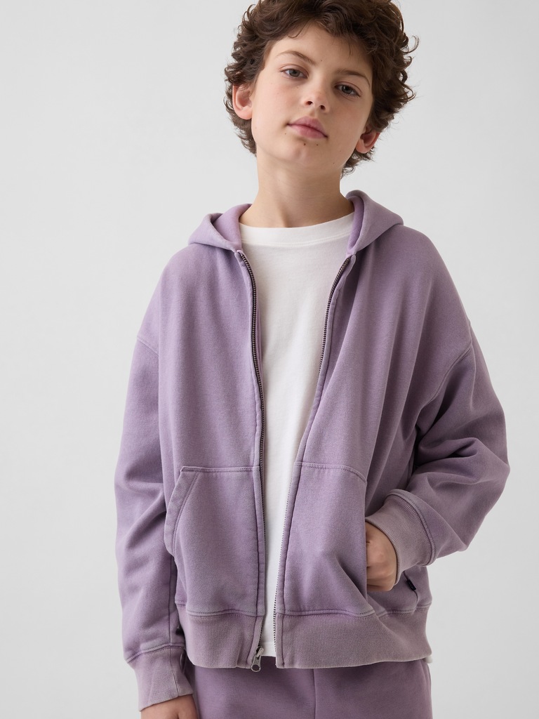 Kids VintageSoft Relaxed Zip Hoodie