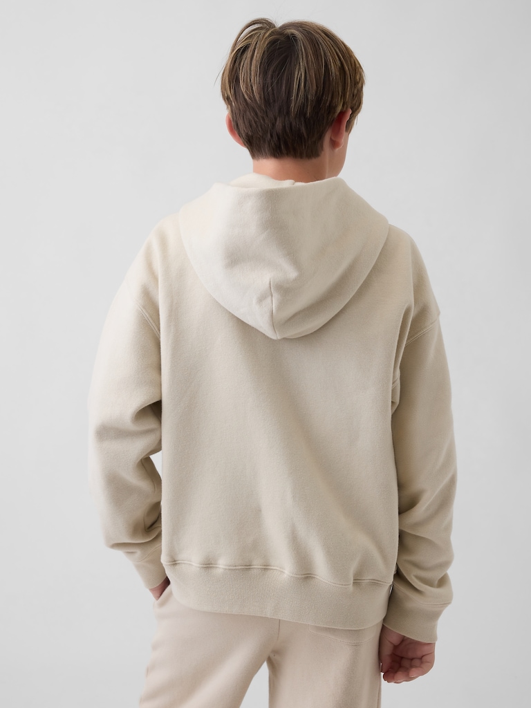 Kids VintageSoft Logo Zip Hoodie