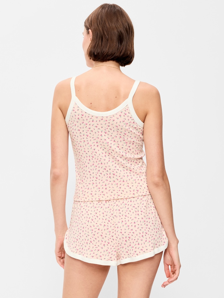 Pointelle Cami Tank Top