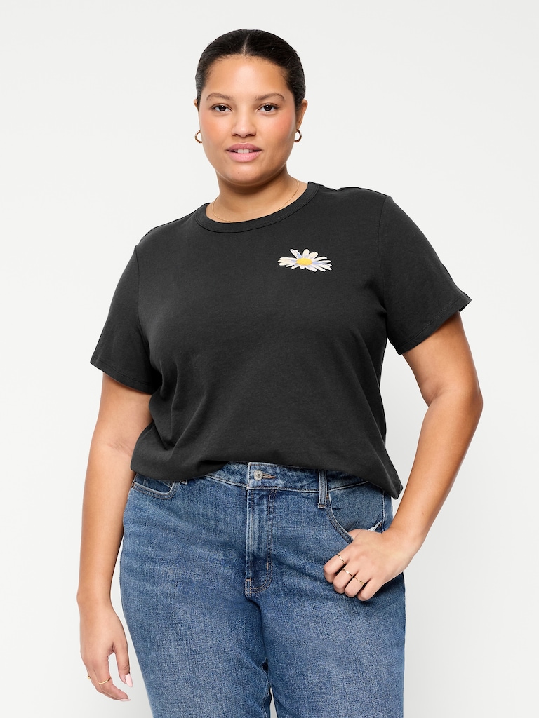 EveryWear Crew-Neck Graphic T-Shirt