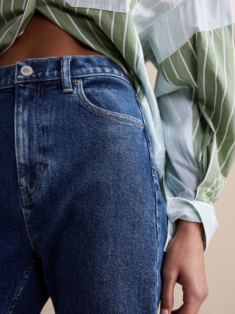 High-Rise 90S Straight Jean