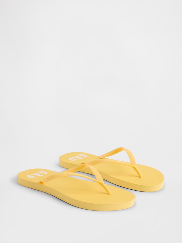 Gap Logo Flip Flops