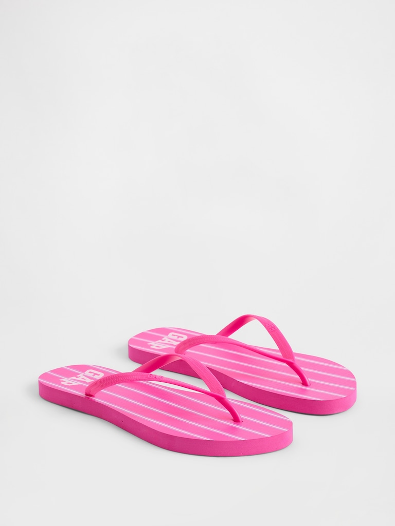 Gap Logo Flip Flops