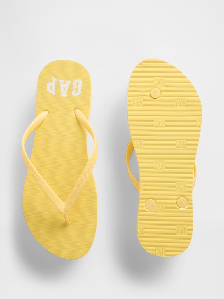 Gap Logo Flip Flops