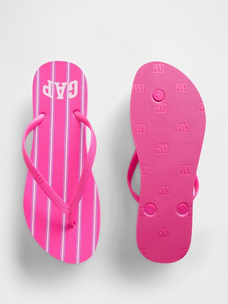Gap Logo Flip Flops