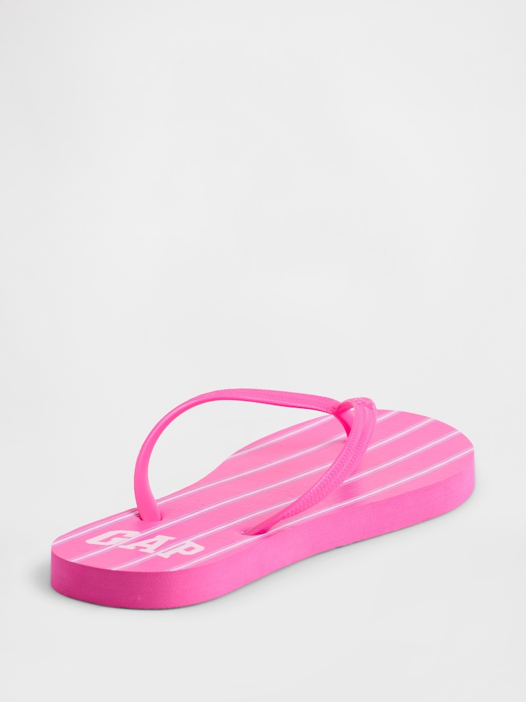 Gap Logo Flip Flops