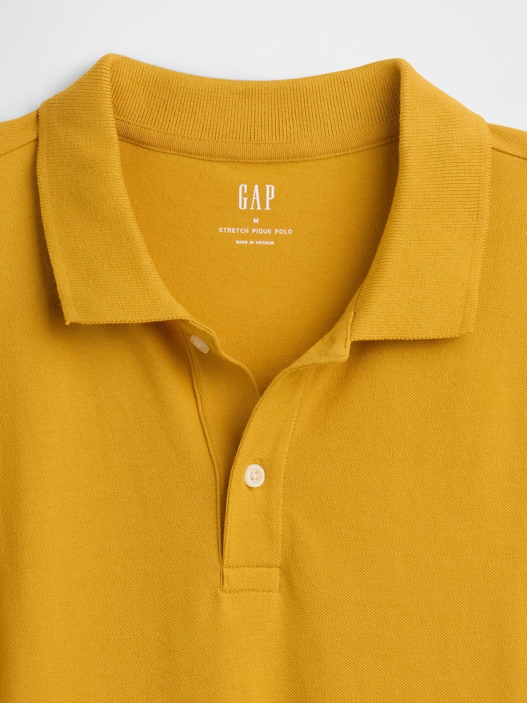 Stretch Pique Polo Shirt
