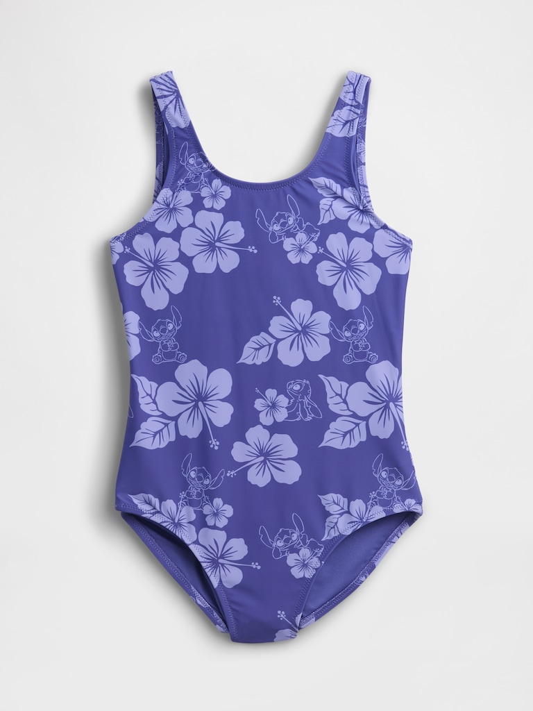 Gap × Disney Kids Cross-Back One-Piece Swimsuit