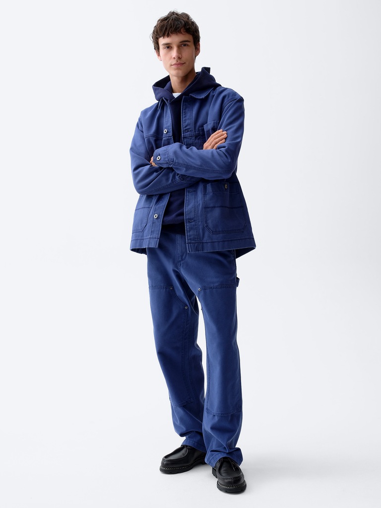 '90s Loose Canvas Double-Knee Carpenter Pants