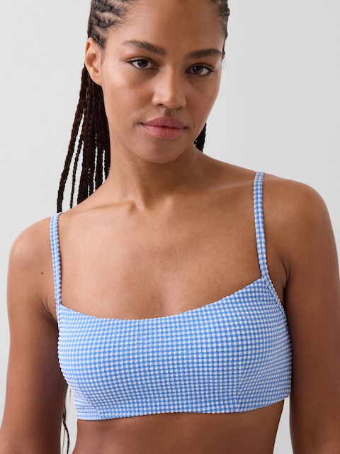 Scoop-Neck Rib Bikini Top