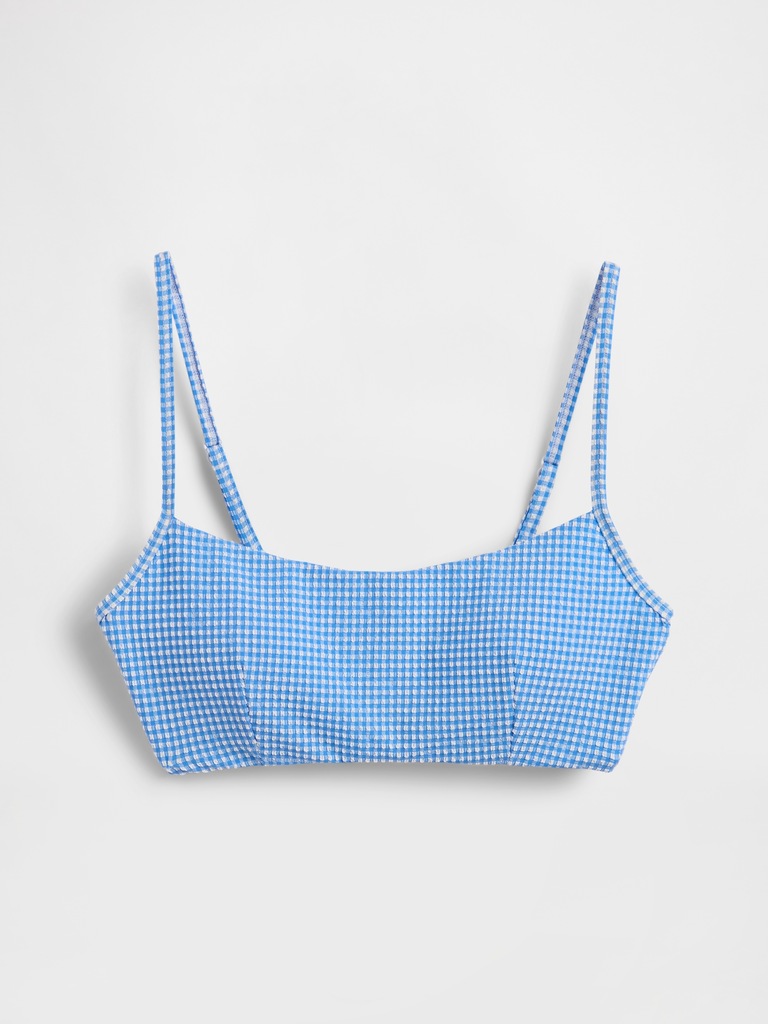 Rib Scoop Neck Bikini Top