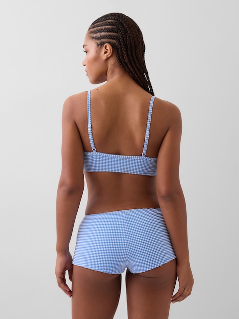 Scoop-Neck Rib Bikini Top