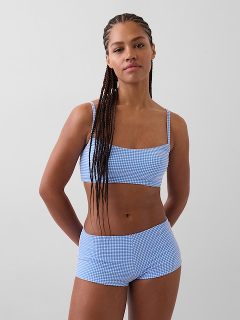 Scoop-Neck Rib Bikini Top
