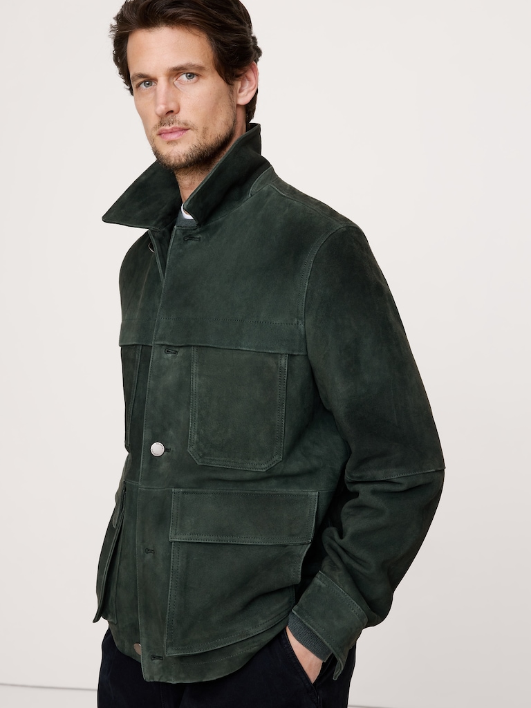 Suede Field Jacket
