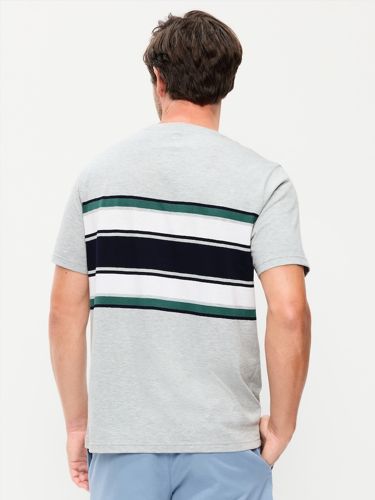 Crew-Neck Striped T-Shirt