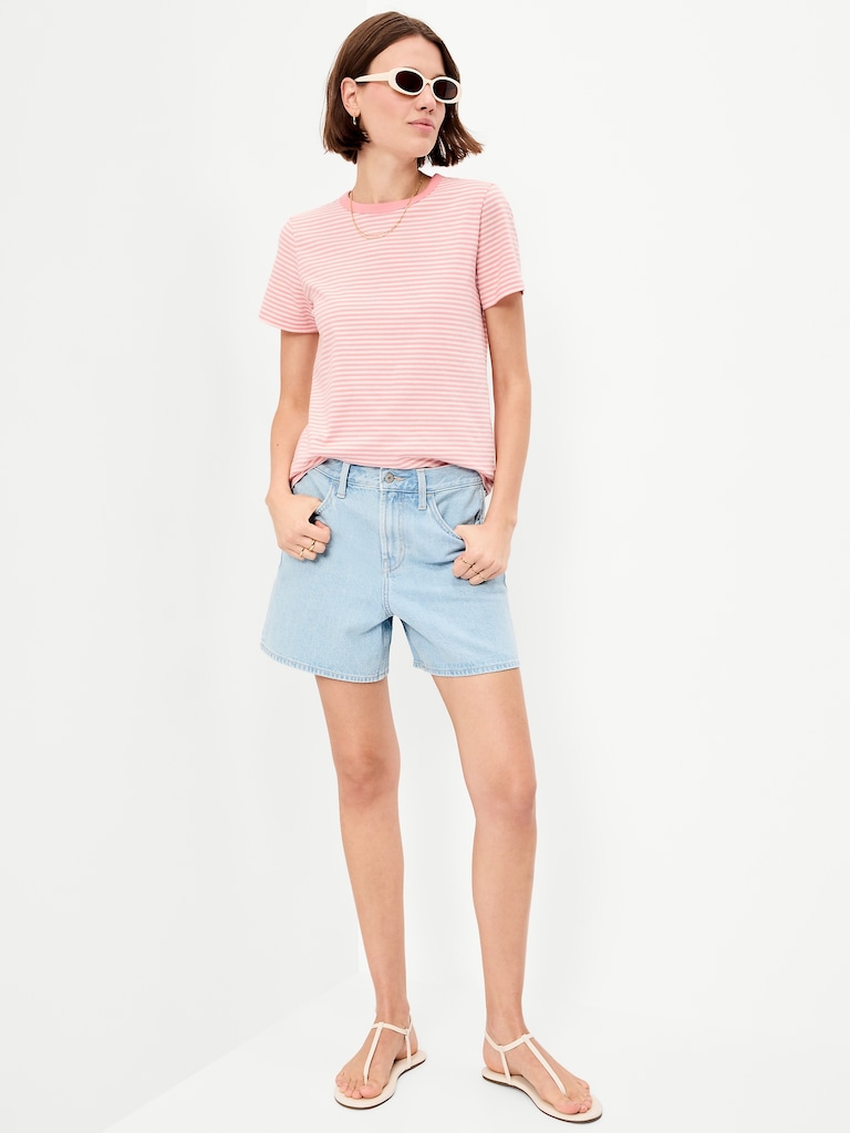 EveryWear Crew-Neck Striped T-Shirt