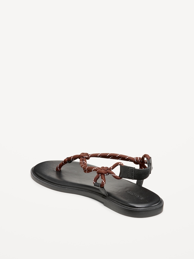 Knotted Rope Thong Sandal for Women