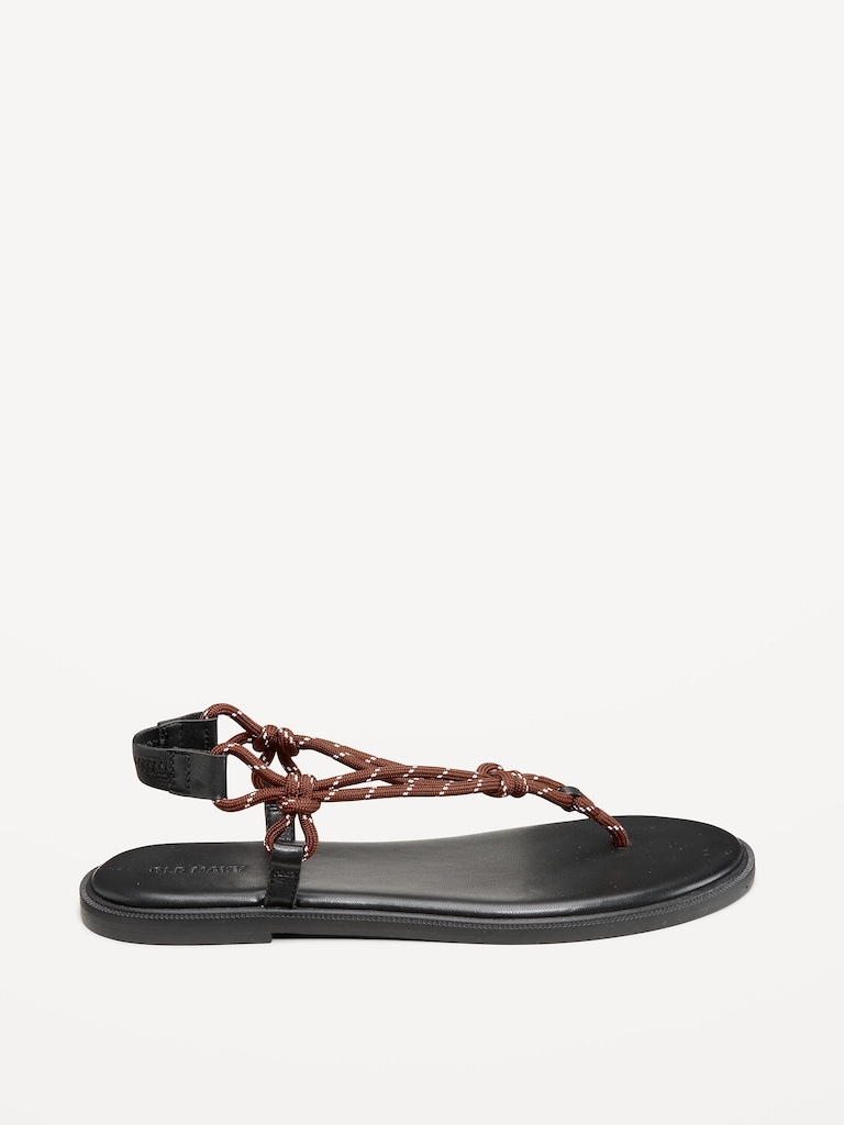Knotted Rope Thong Sandal for Women