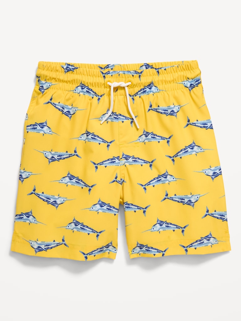 Printed Swim Trunks for Boys