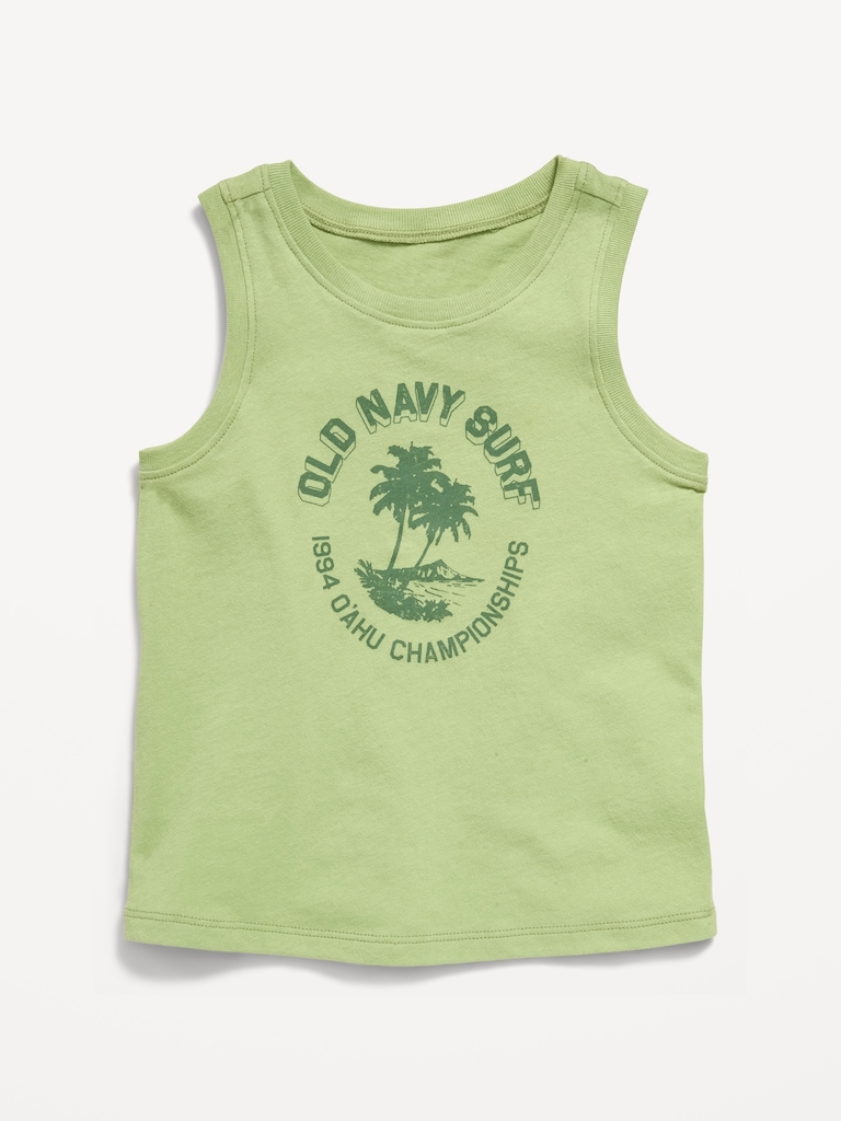 Logo-Graphic Tank Top for Toddler Boys