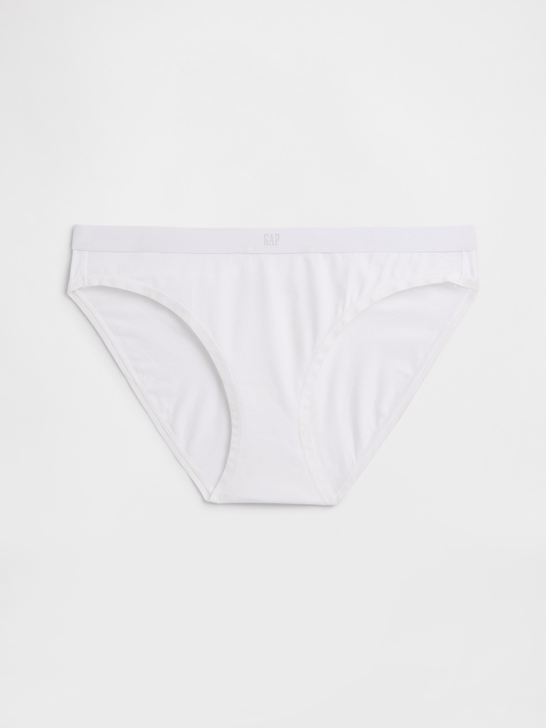 Organic Stretch Cotton Logo Bikini