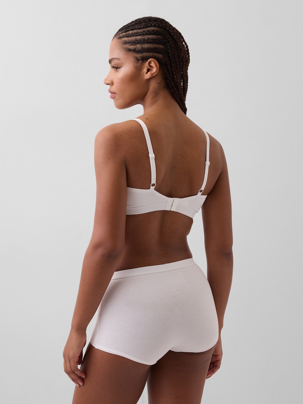 Organic Stretch Cotton Triangle Bra