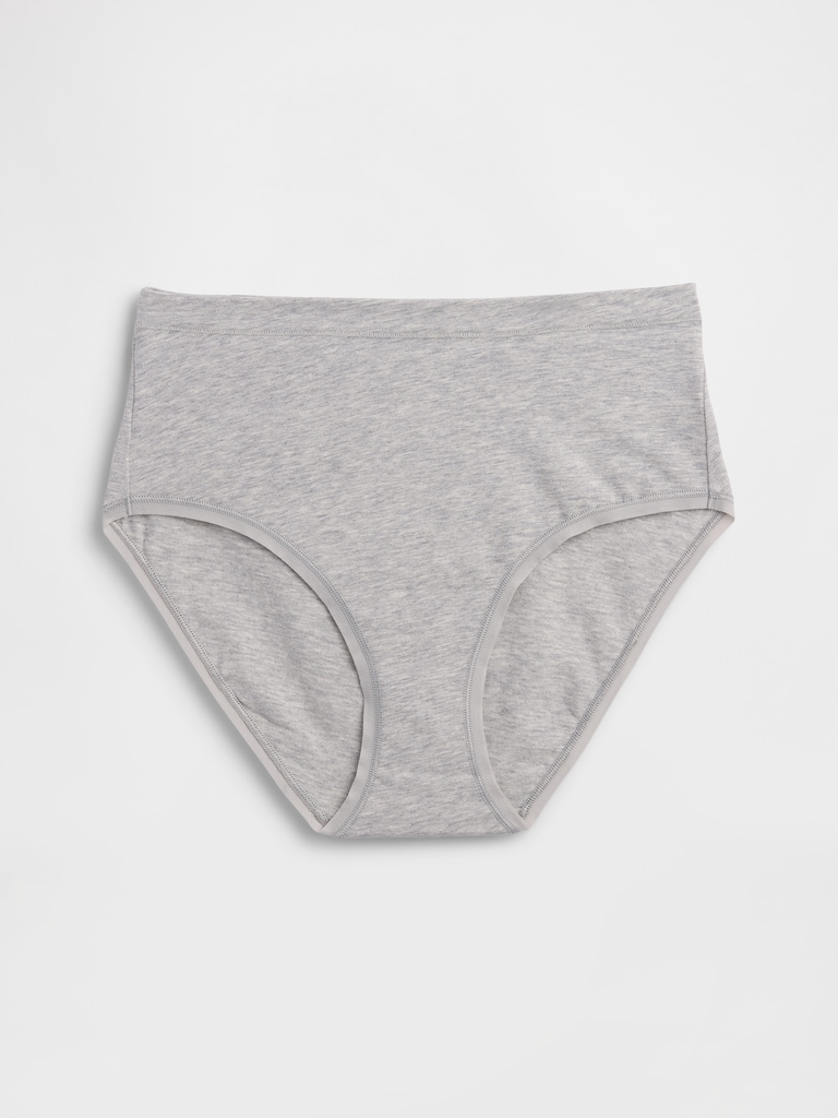 Organic Stretch Cotton High Rise Bikini