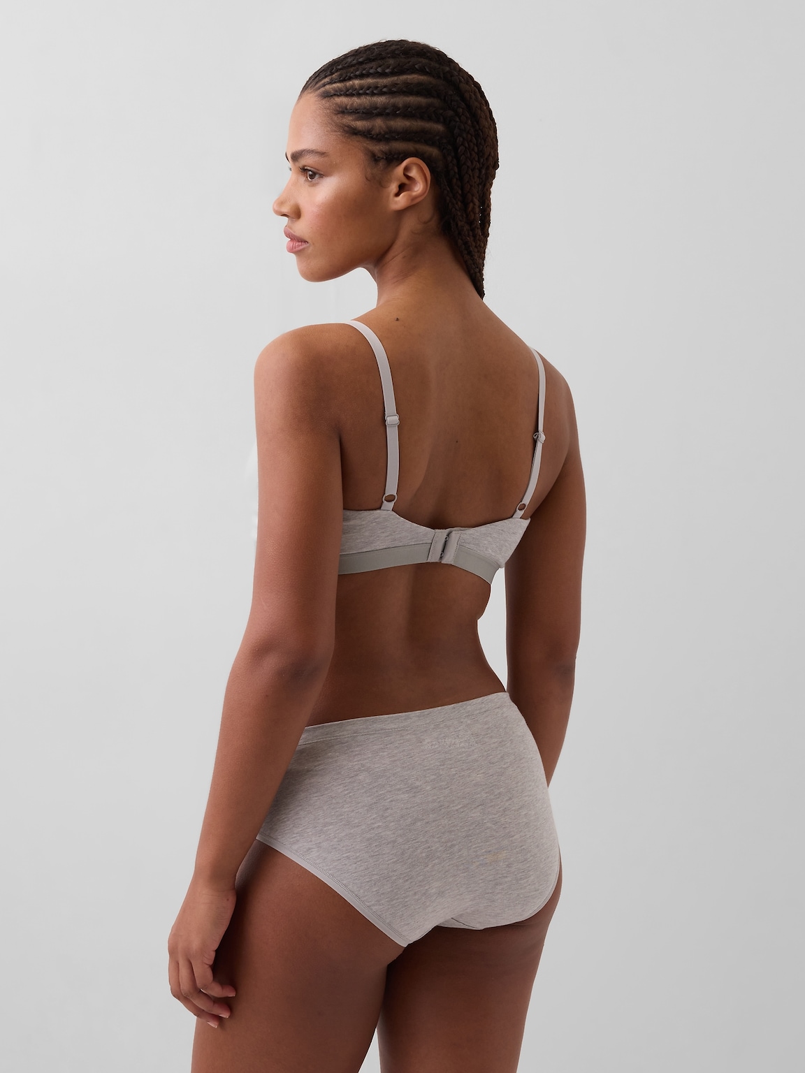 Organic Stretch Cotton Triangle Bra