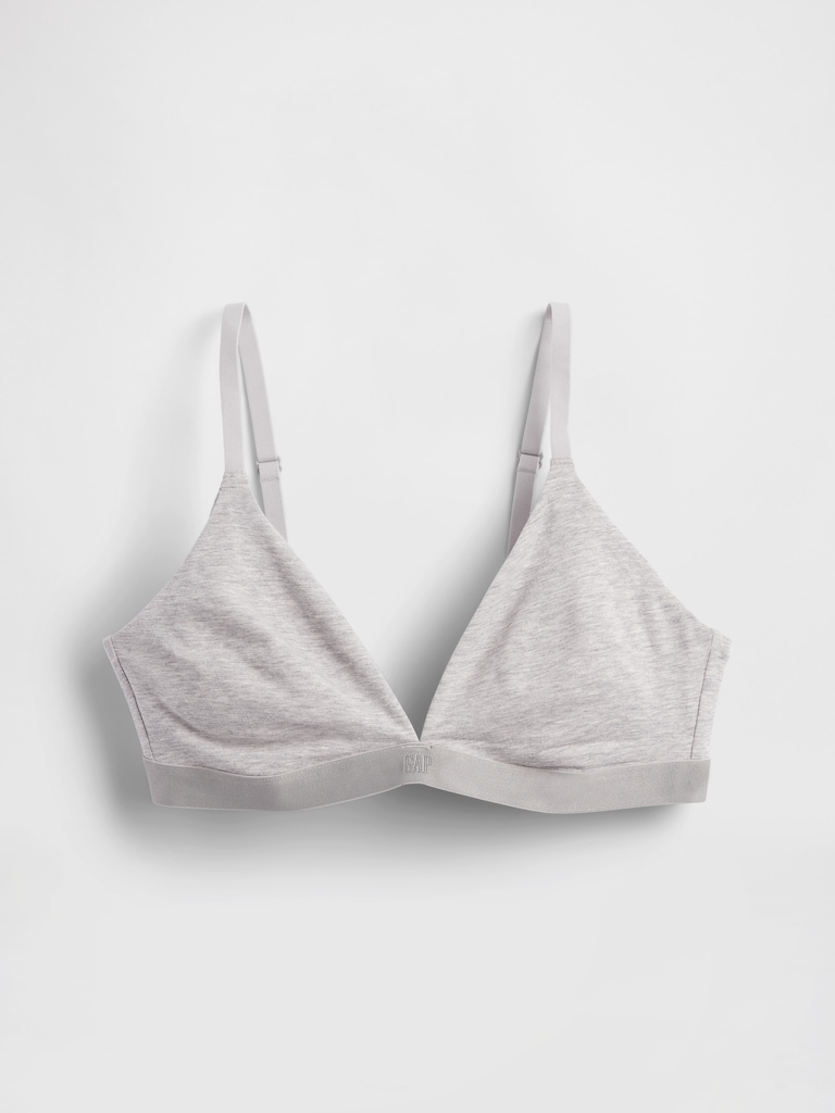 Organic Stretch Cotton Triangle Bra