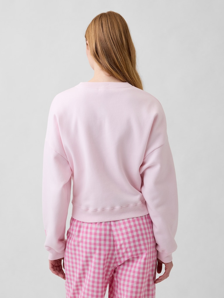 Oversized Wedge Graphic Sweatshirt