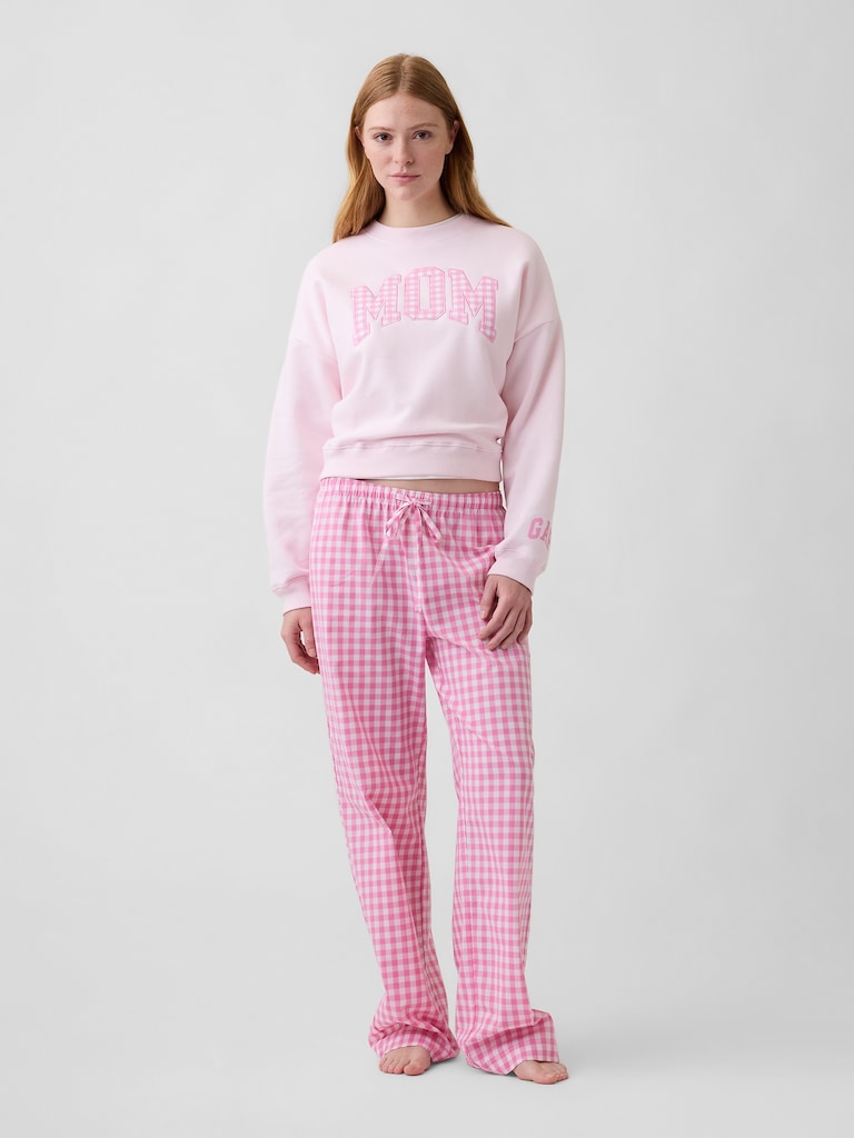 Oversized Wedge Graphic Sweatshirt