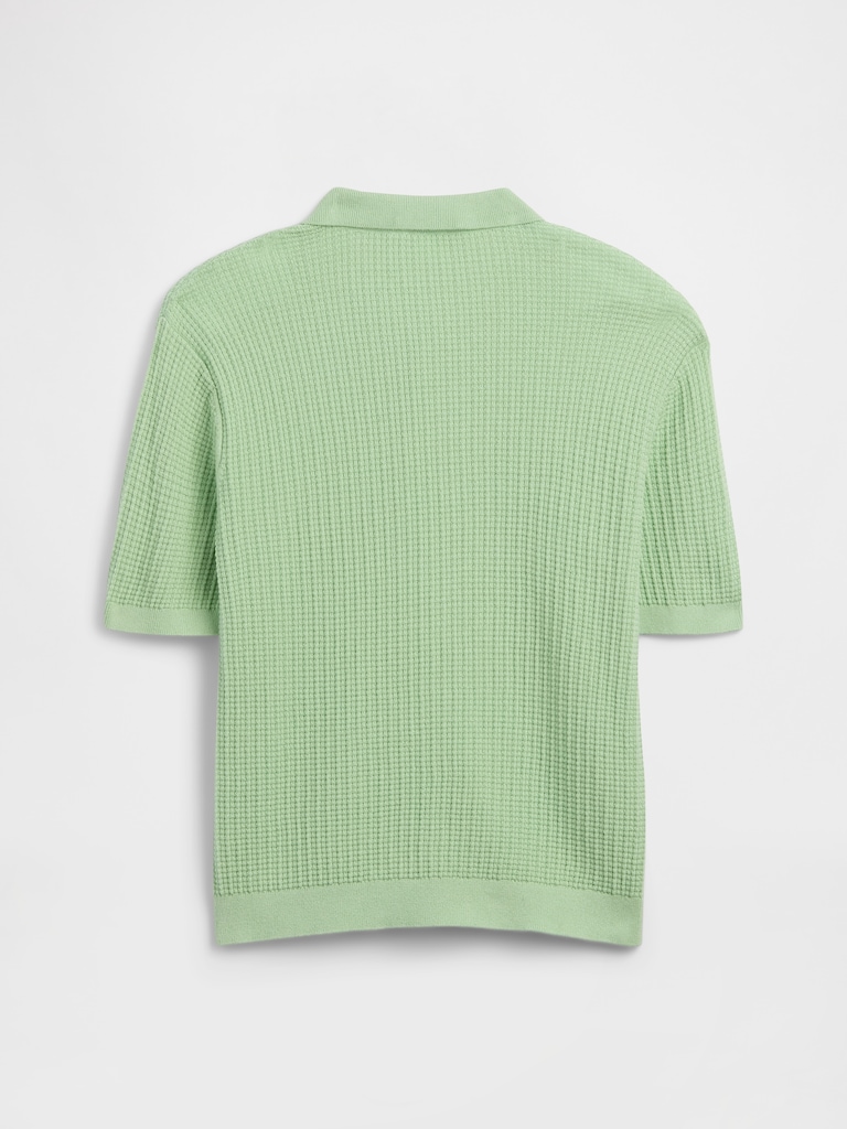 Kids Relaxed Textured Sweater Shirt