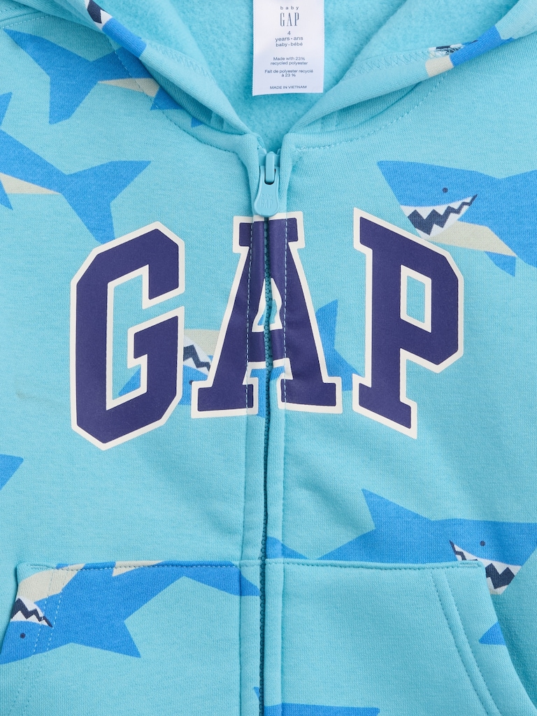 babyGap Relaxed Logo Zip Hoodie