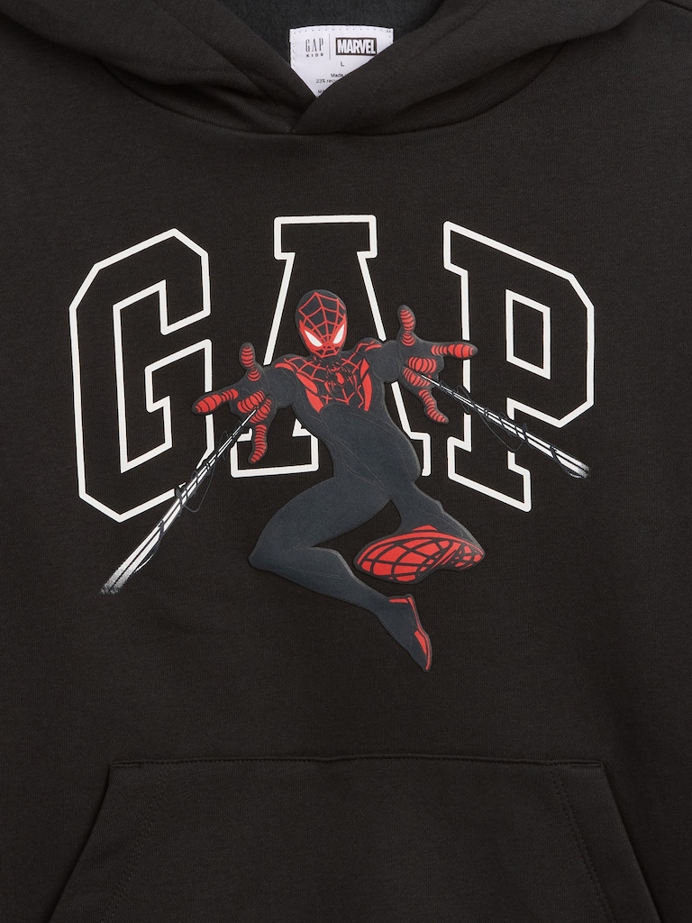 GapKids Marvel Miles Morales Relaxed Logo Hoodie