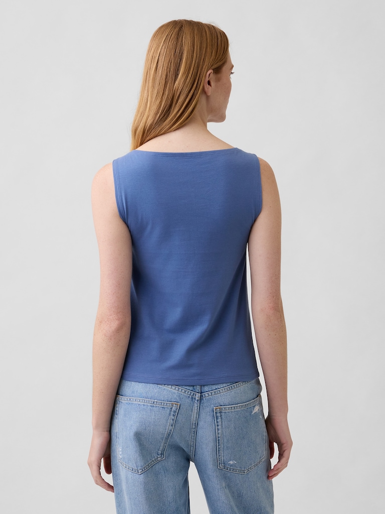 Boatneck Tank Top