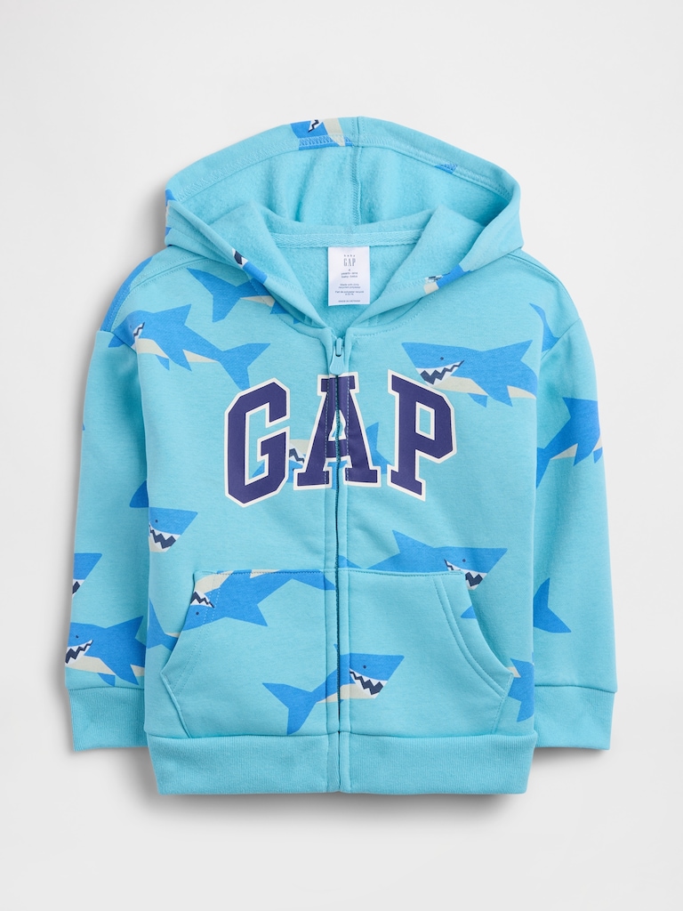 babyGap Relaxed Logo Zip Hoodie