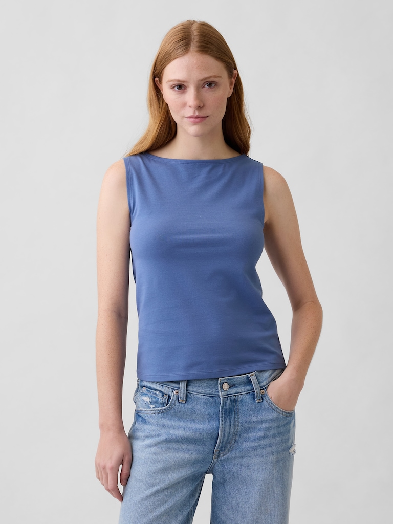 Boatneck Tank Top