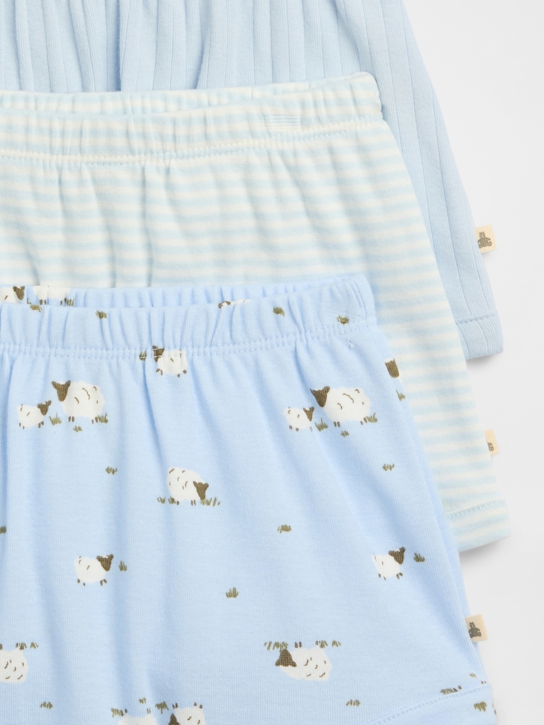 Baby Pull-On Shorts (3-Pack)