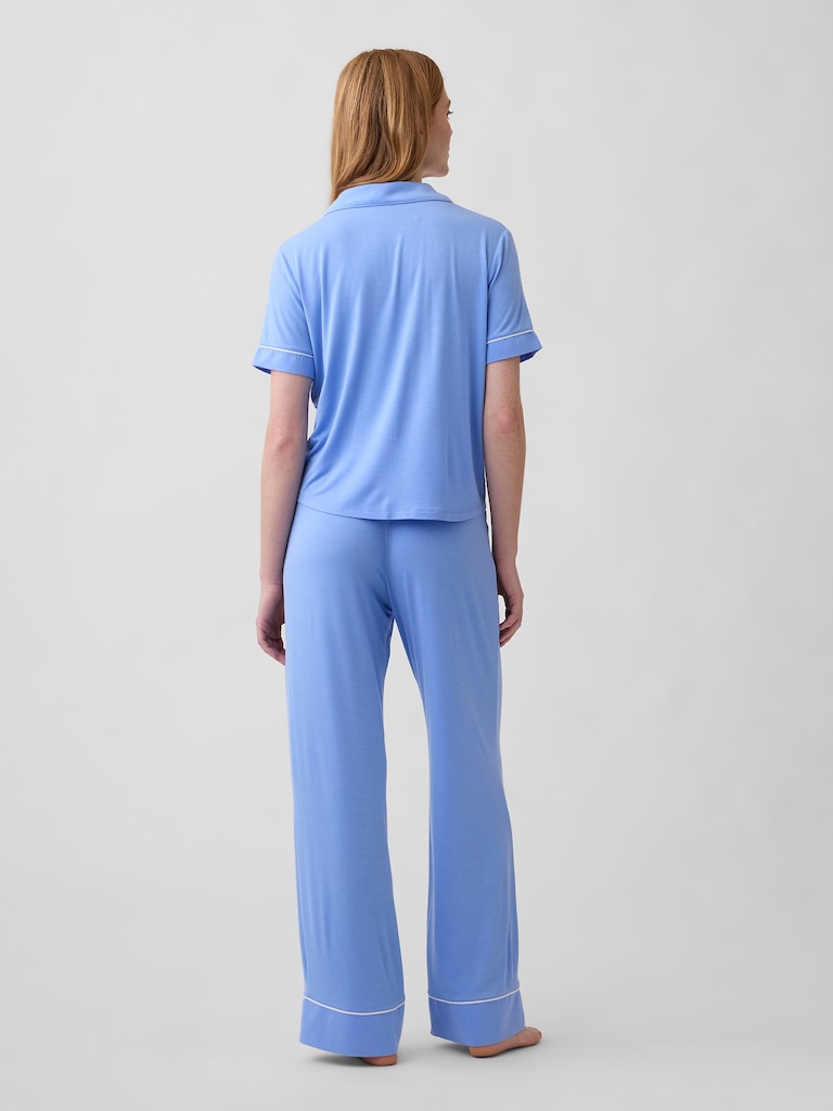 Modal Wide-Leg PJ Pants