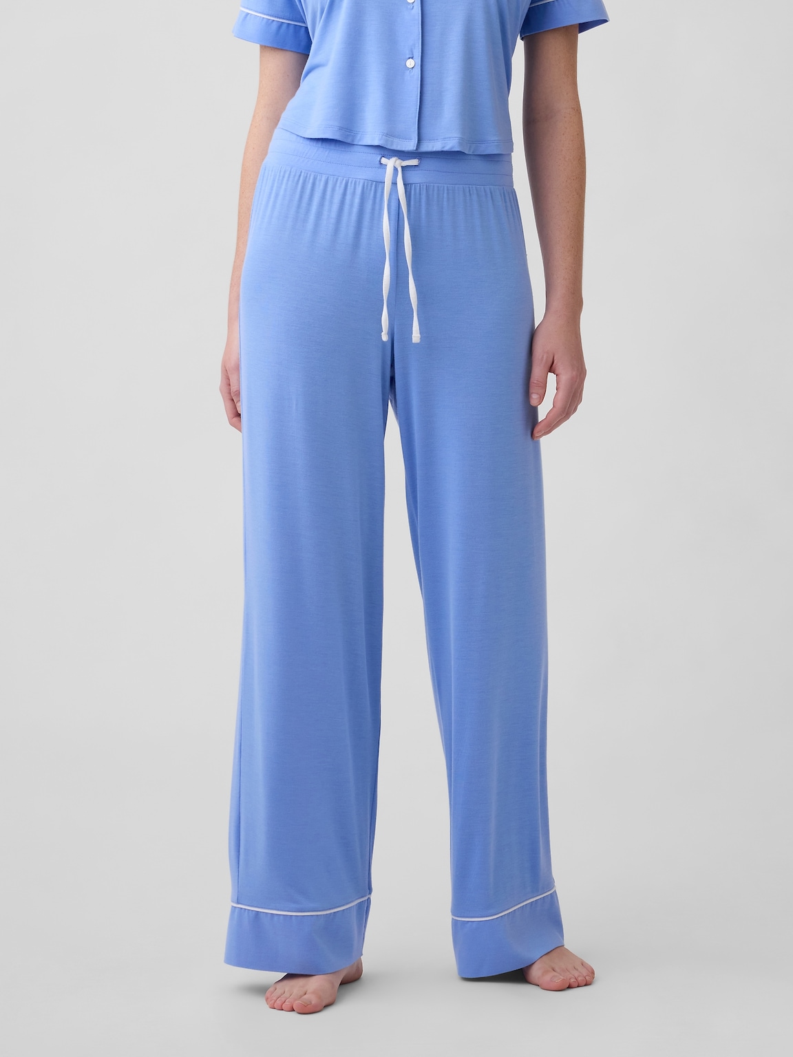 Modal Wide-Leg PJ Pants