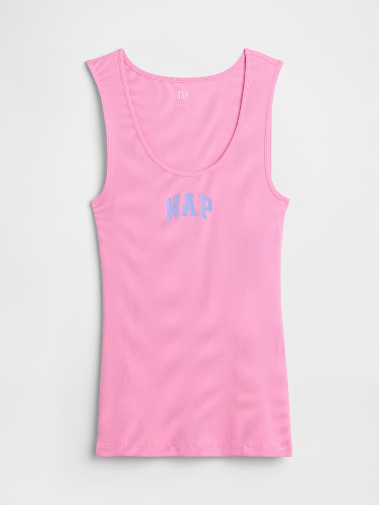 Gap Logo Ribbed Tank Top